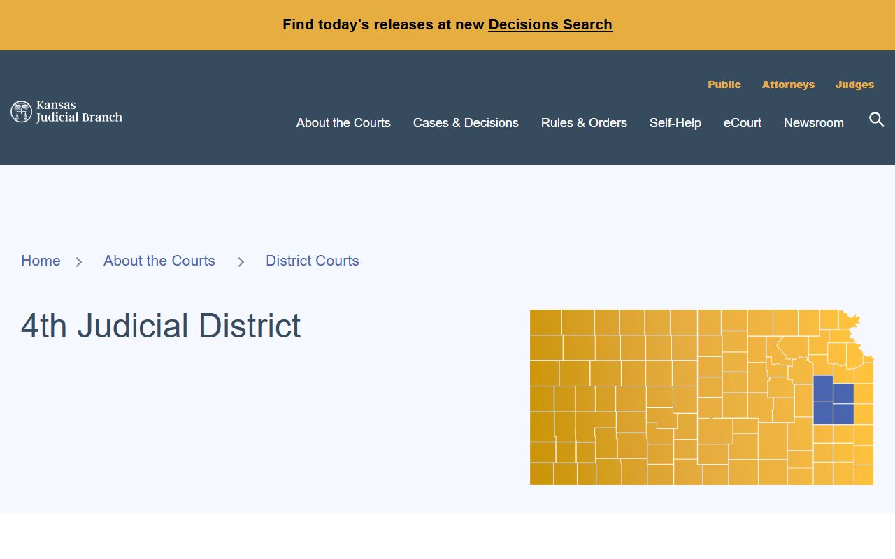 Osage County Court records 4th Judicial District page